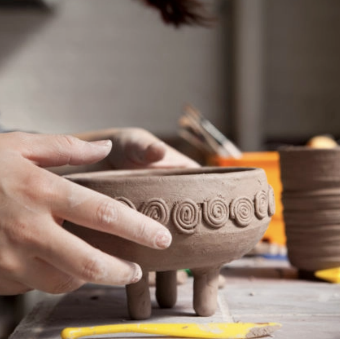 Summer Pottery Class Fun