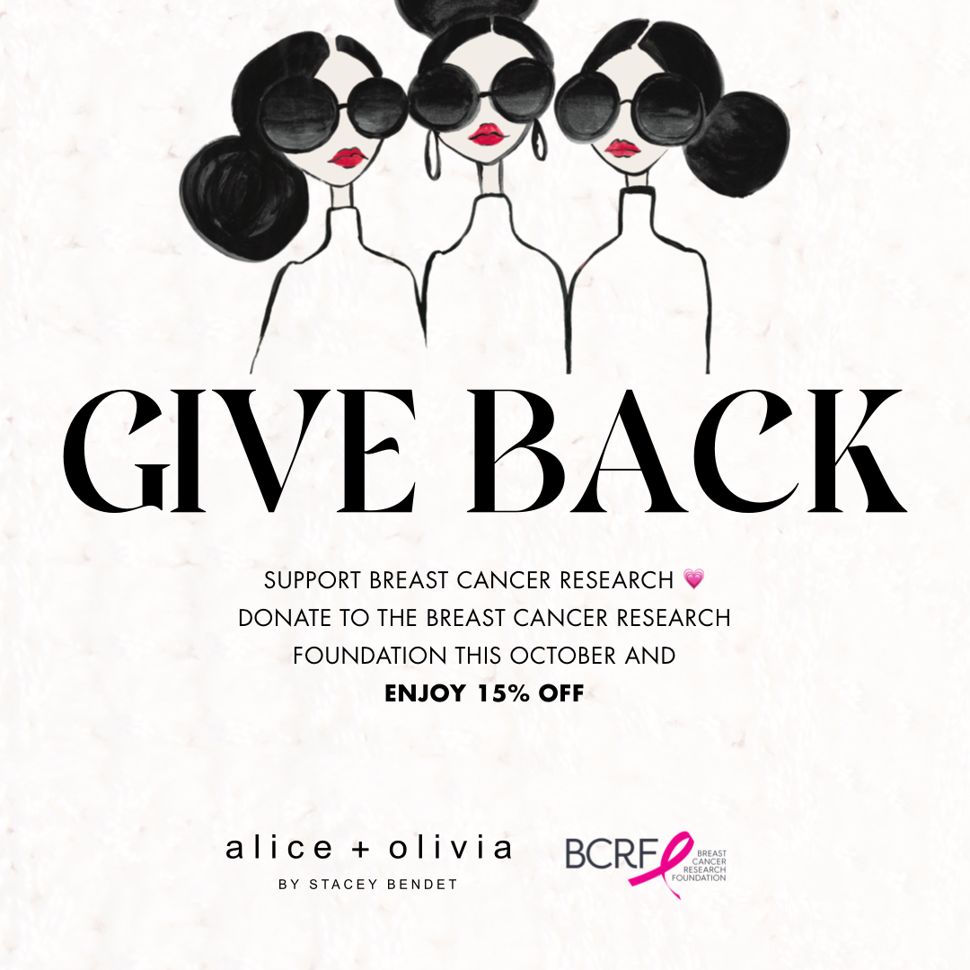 Alice + Olivia x Breast Cancer Research Foundation (BCRF)